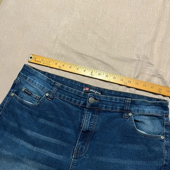 Vintage Phat Farm Shorts Men Size 40 Baggy 90’s Denim Y2K relaxed streetwear - Picture 7 of 7